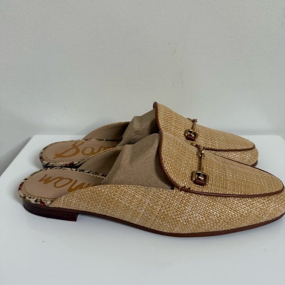 Sam Edelman Linnie Bit Mule Bleached Beechwood Tan Brown Women’s Size 9W - Picture 3 of 10
